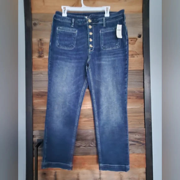 NWT Anthropologie Pilcro High Rise Slim Jeans Size 32 - Picture 4 of 7